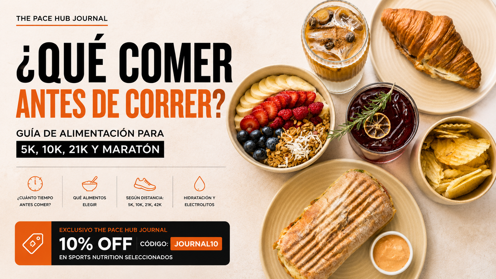 ¿Qué comer antes de correr? Guía para 5K, 10K, 21K y maratón
