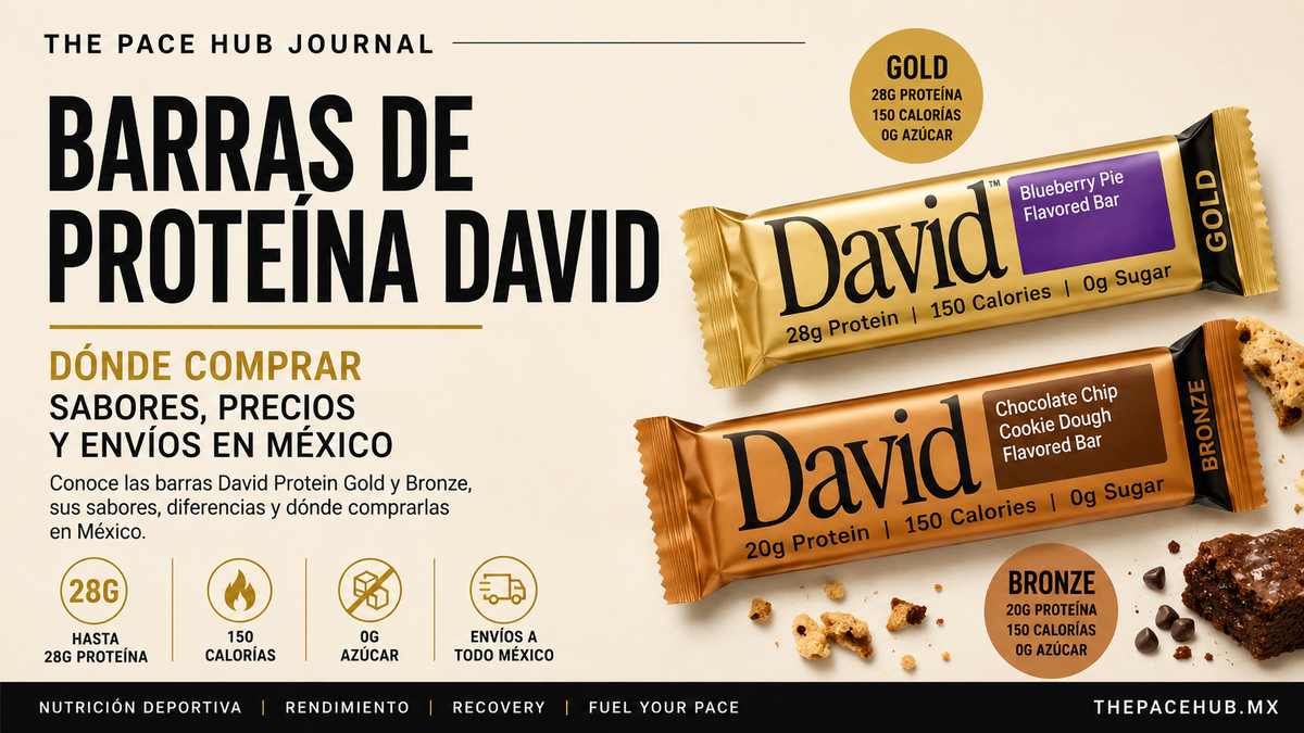 Barras de proteína David Gold y Bronze disponibles en México