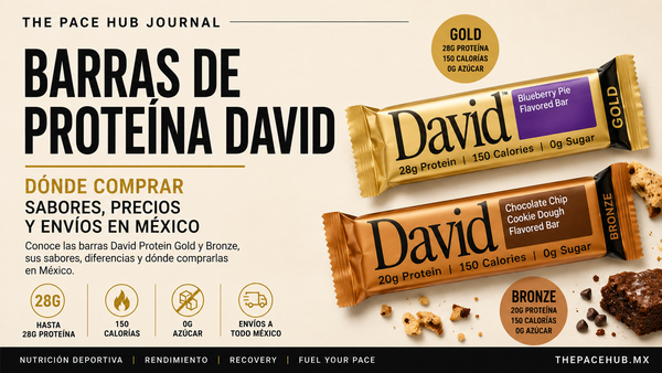 Barras de proteína David Gold y Bronze disponibles en México