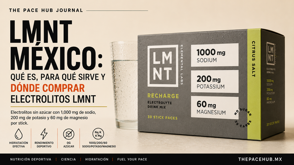 LMNT México electrolitos con 1000 mg de sodio sin azúcar para running y entrenamiento