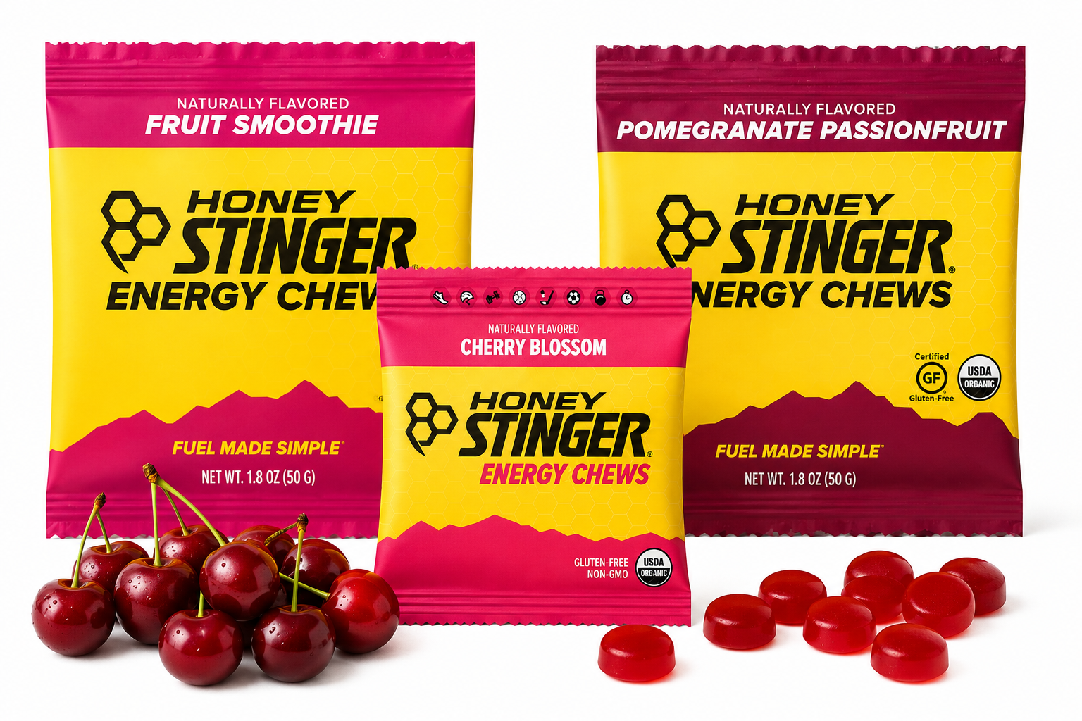 Honey Stinger Chews Mix 12 piezas