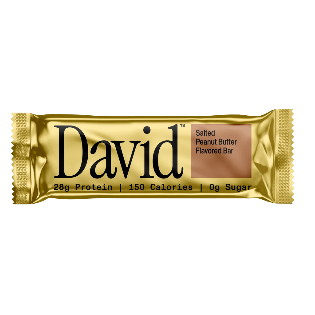 David Salted Peanut Butter 28g proteína