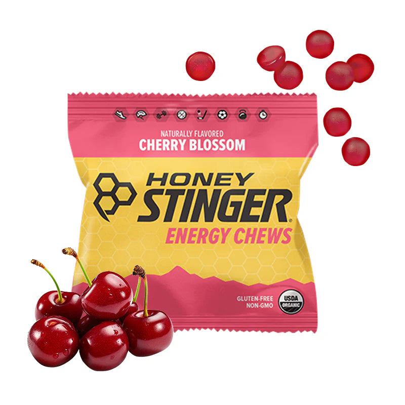 Honey Stinger Energy Chews Cherry Blossom 50g
Honey Stinger Chews Cherry Blossom México
Honey Stinger gomitas energéticas Cherry Blossom
Honey Stinger Energy Chews para running
Gomitas energéticas Honey Stinger Cherry Blossom