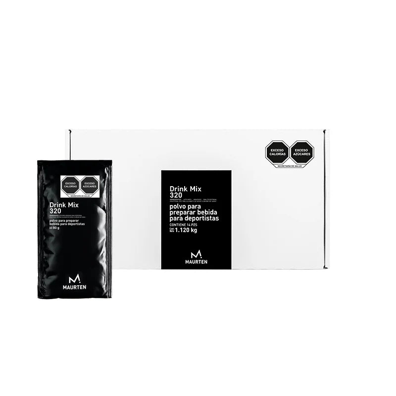 Maurten Drink Mix 320 c/14
Maurten Drink Mix 320 caja 14 sobres
Maurten Drink Mix 320 c/14 México
Maurten Drink Mix 320 80g carbohidratos
Maurten Drink Mix 320 para maratón