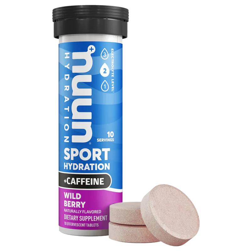 Nuun Sport + Caffeine Wild Berry 55gr