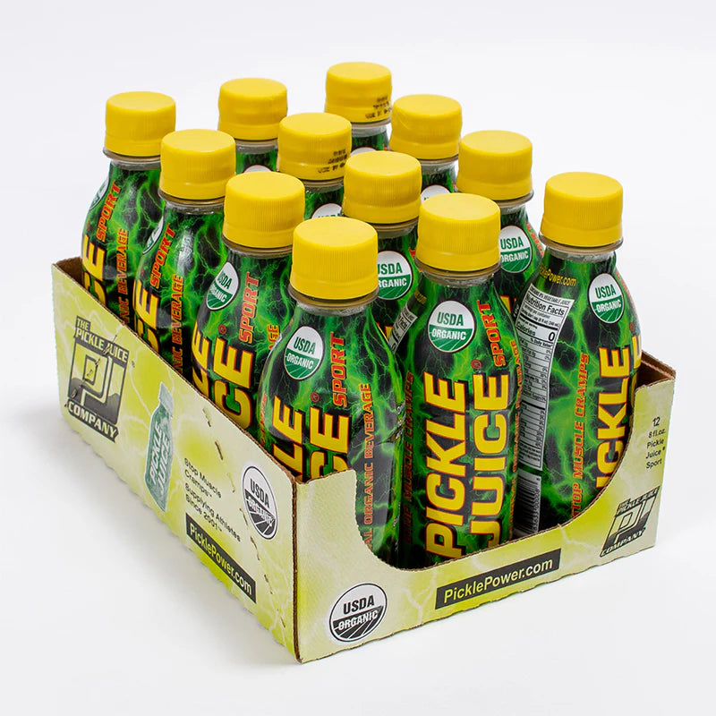 Pickle Juice Shots para calambres musculares