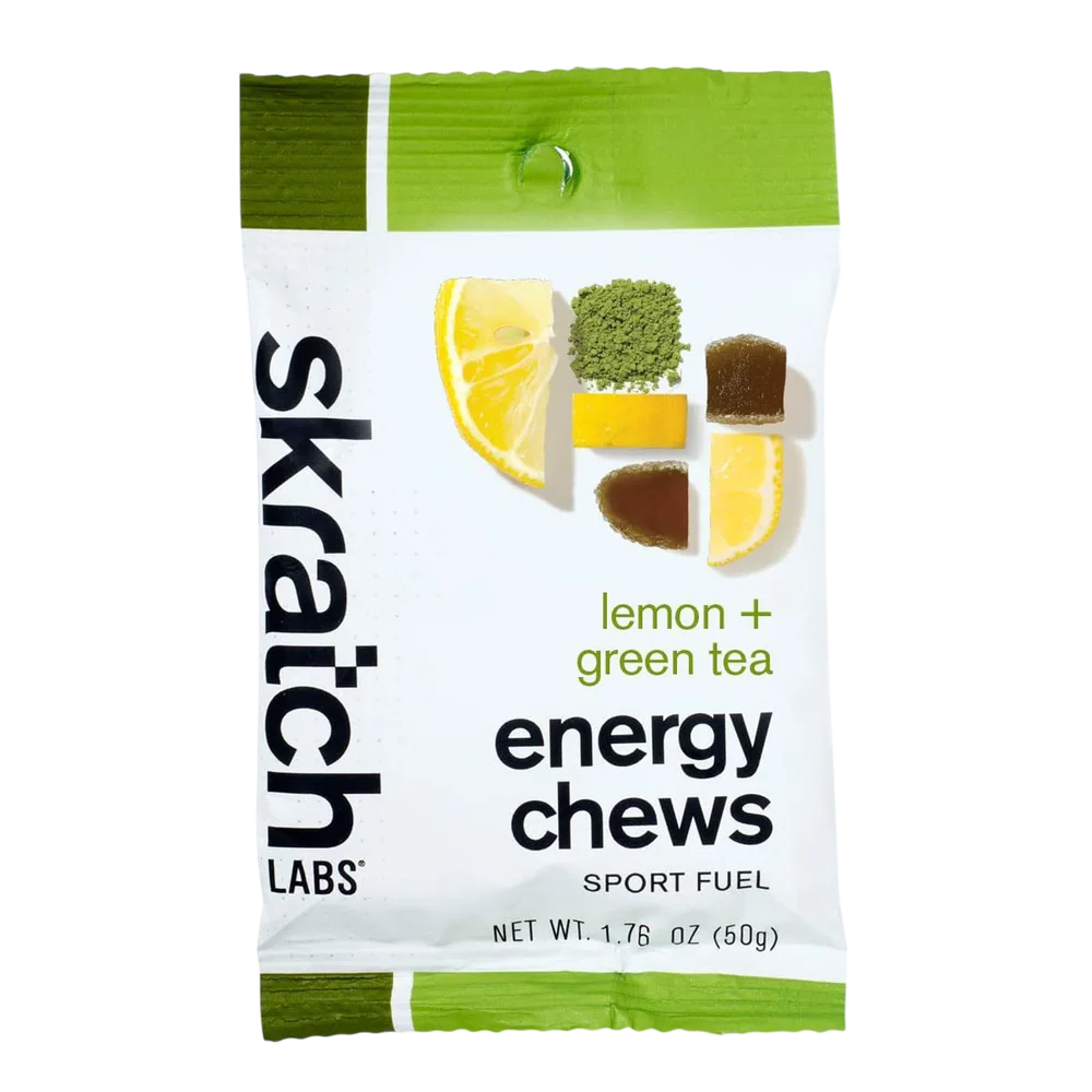 Skratch Labs Energy Chews Matcha Green Tea and Lemons 50gr