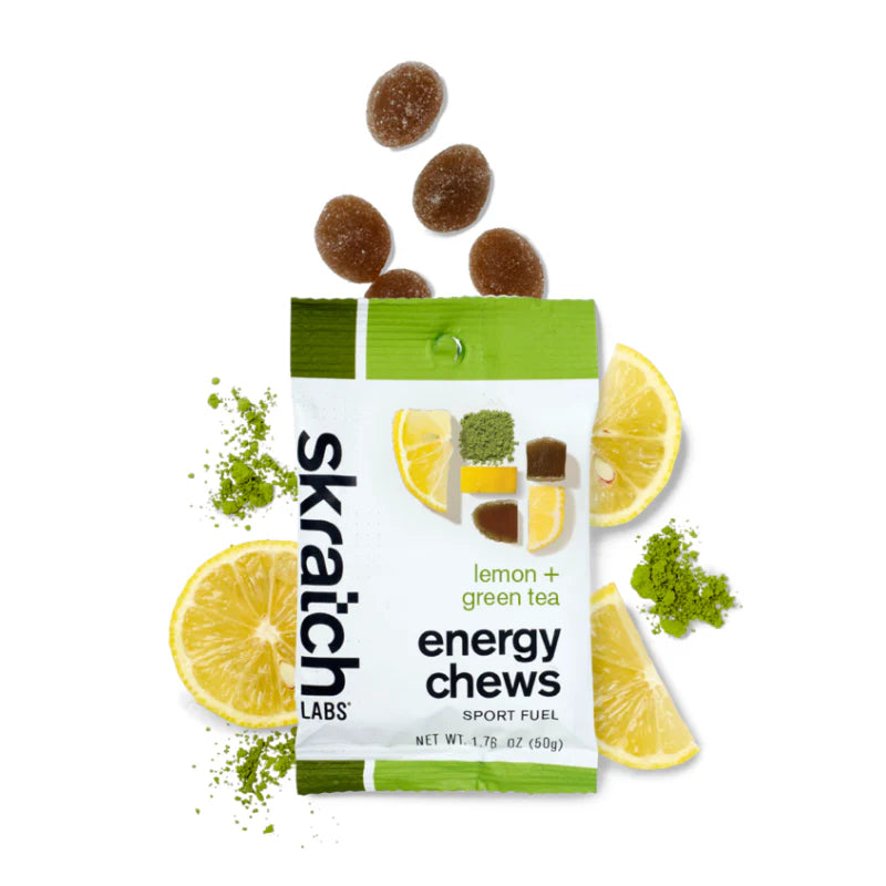 Skratch Labs Energy Chews Matcha Green Tea and Lemons 50gr