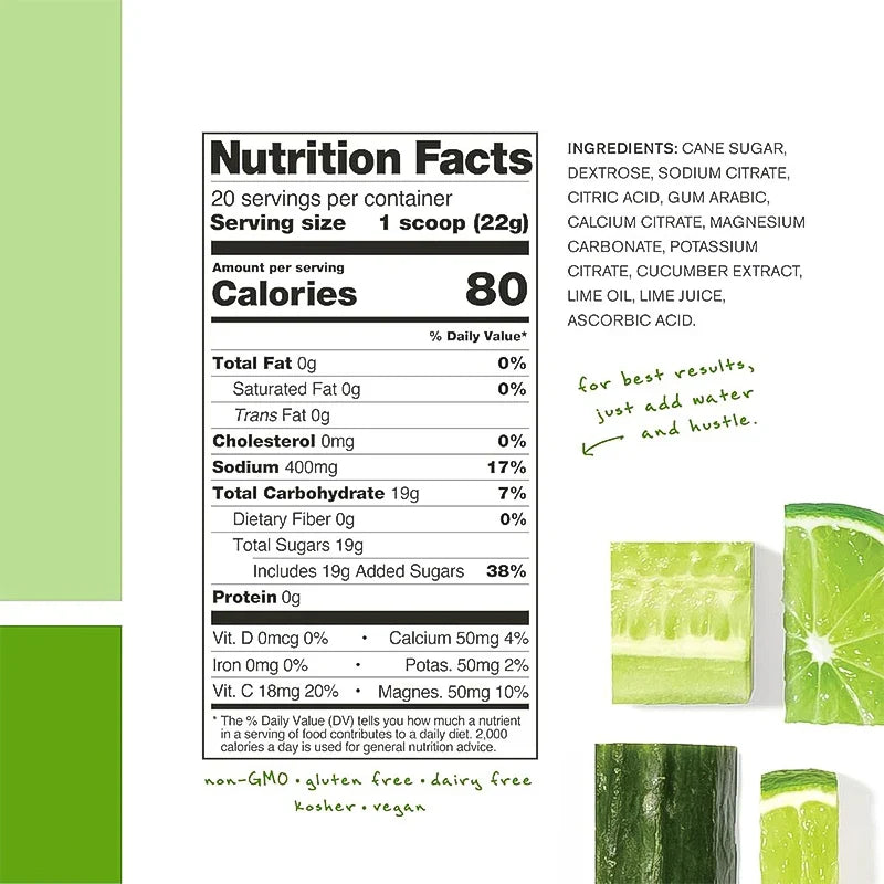 Skratch Labs Hydration Mix Cucumber Lime 440gr