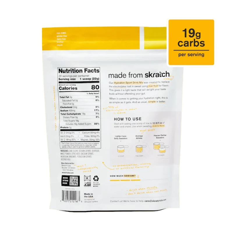 Skratch Labs Hydration Mix Mango 440gr