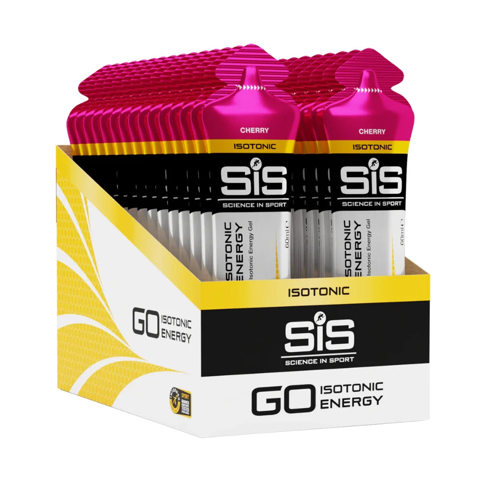 SiS GO Isotonic Energy Gel Cherry – Caja 30 Geles